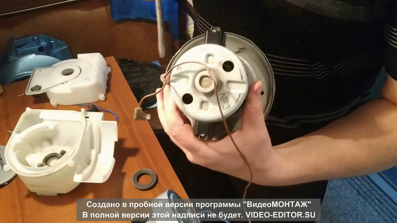 SAMSUNG SC 6530 ЗАМЕНА МОТОРА
