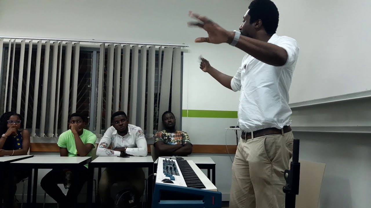 Victor Dey Junior Lecturing At Piano Hub