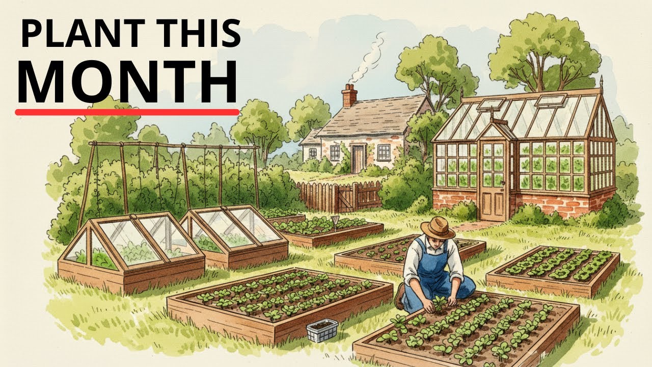 What To Plant This Month To Feed Your Family All Year
