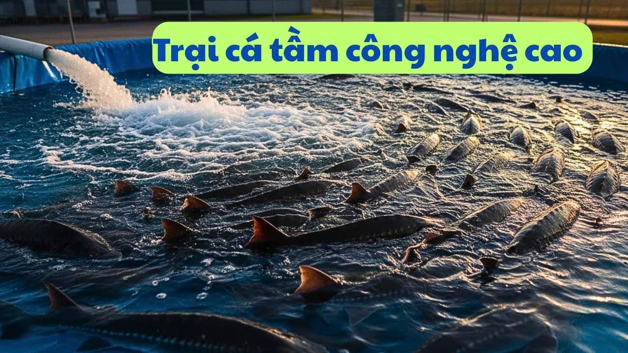 Mô hình nuôi cá tầm công nghệ cao tại ninh bình | Thủy sản Hùng Tiến