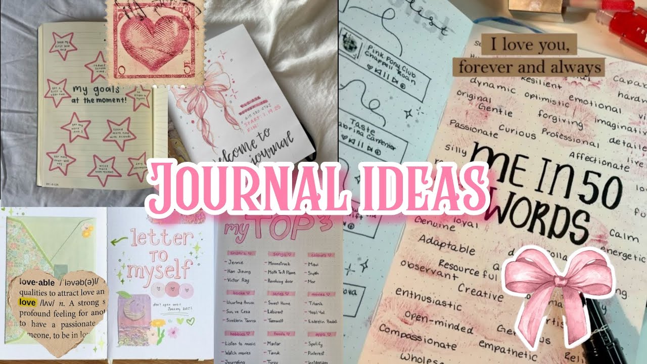 Journal ideas to fill your empty diary💌| Part-1| Pinteresty🎀|  #journaling #journalwithme #trending 