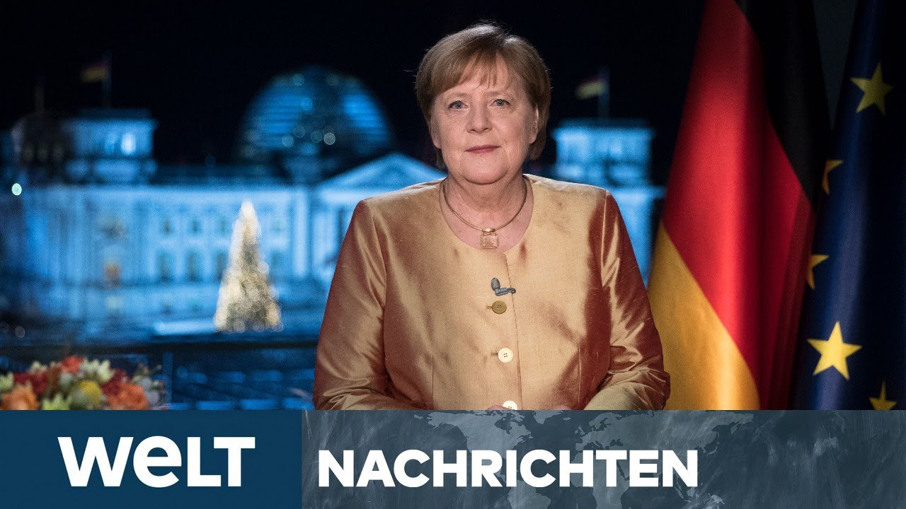 WELT NEWS IM STREAM: Corona-Krise 2021 - Kanzlerin Merkel ruft zum Zusammenhalt auf