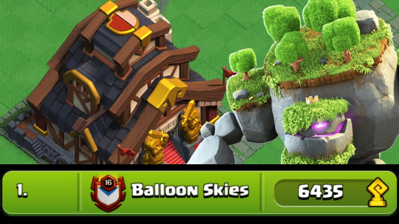 Rank 1 Global Clan Capital, 6435 Trophies