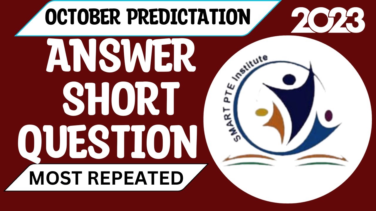 PTE Answer Short Questions with Answers | PTE Speaking Answer Short Questions | October 2023