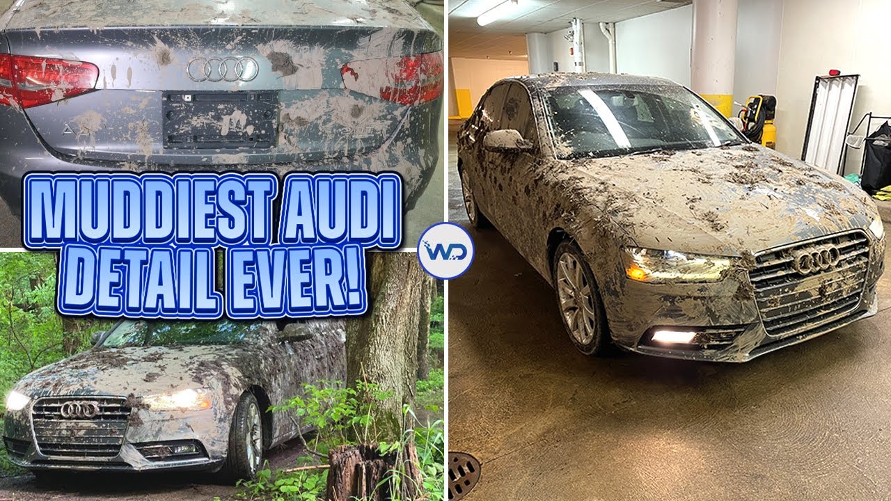 Глубокая очистка самой грязной Audi A4 на свете! | Невероятно приятное преображение в стиле «КАТА...