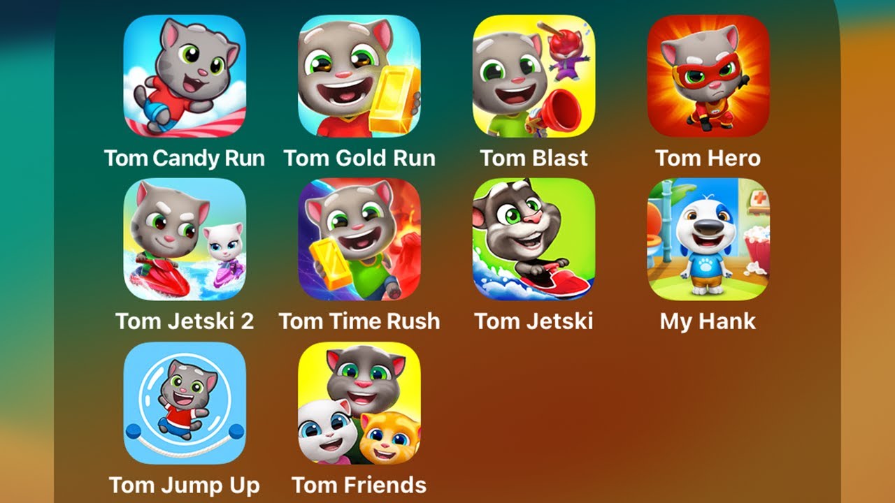 Talking Tom Candy Run (iOS, Android) 2018 - Free Gameplay, Walkthrough (Apple iPad Pro M4)