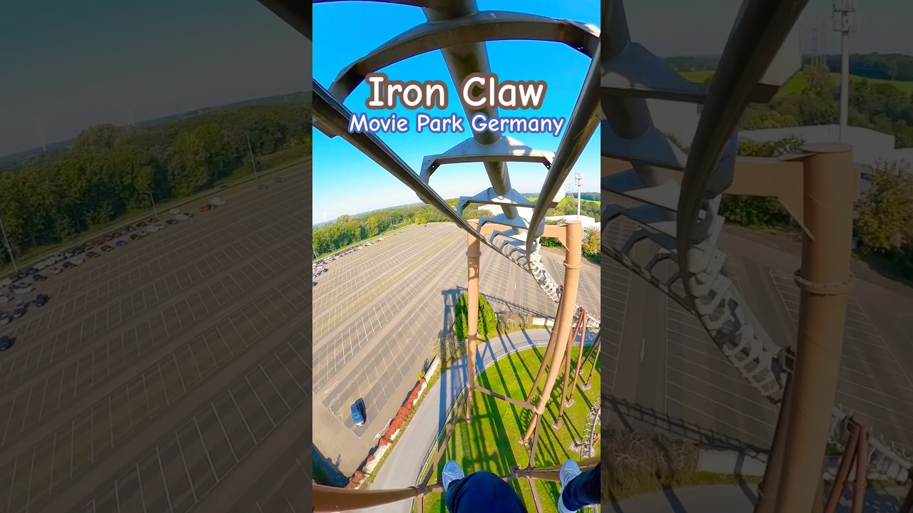 Iron Claw (Onride) Movie Park Germany 2024 #youtubecreatorcommunity #moviepark #ironclaw