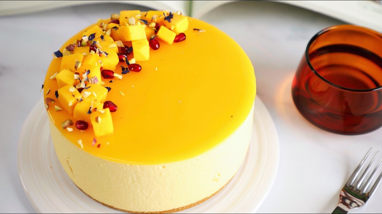 簡易芒果慕斯蛋糕食譜 | Easy Mango Mousse Recipe