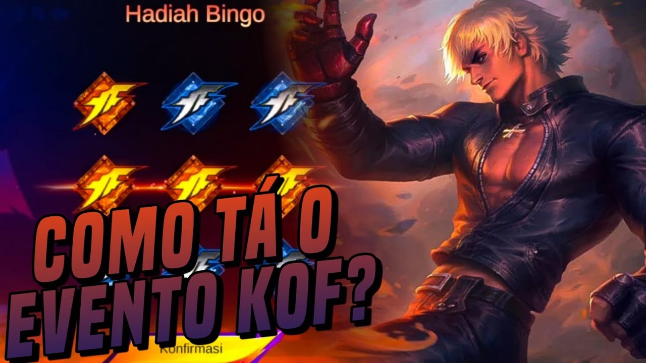 O DROP DO EVENTO KOF TÁ BEM SATISFATÓRIO...