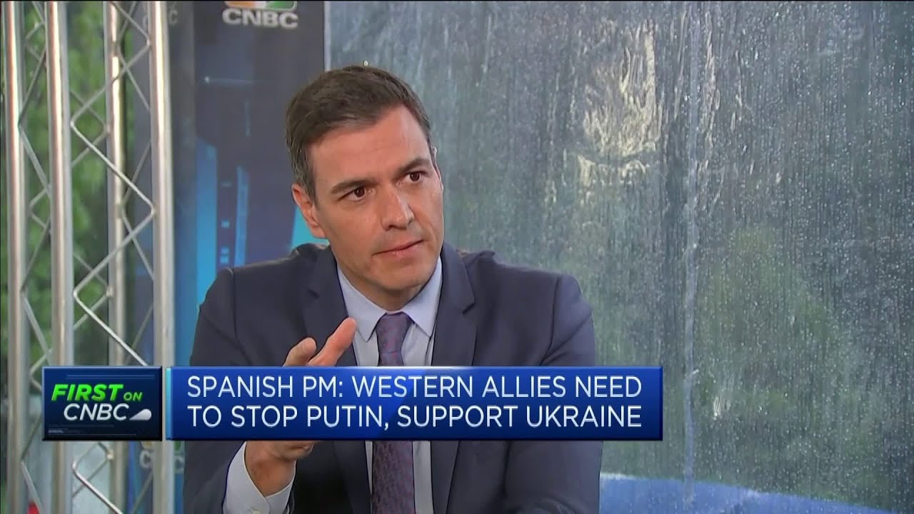 The war in Ukraine requires a global response &mdash; the West must stop Putin: Spain's PM Sanchez