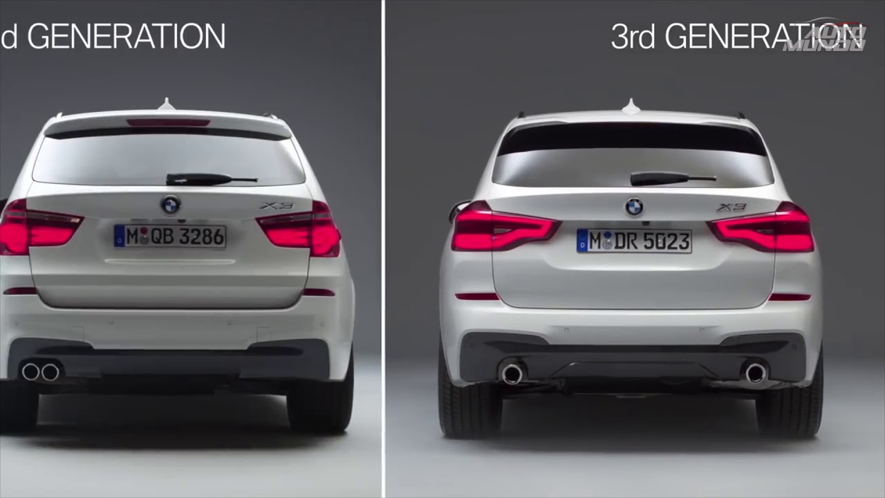 BMW X3: Diferencias entre la 2da. y 3era generación