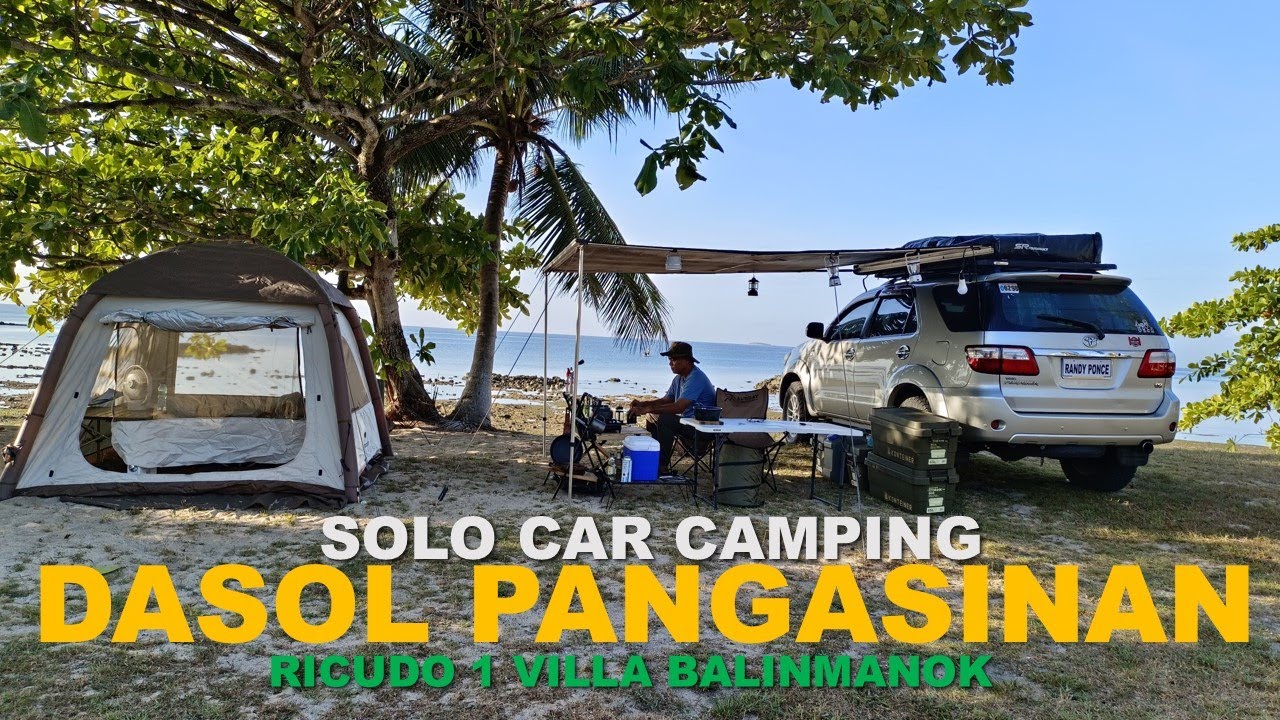 SOLO CAR CAMPING  | Ep39 : DASOL PANGASINAN | BEACH CAMPING | SILENT CAMPING