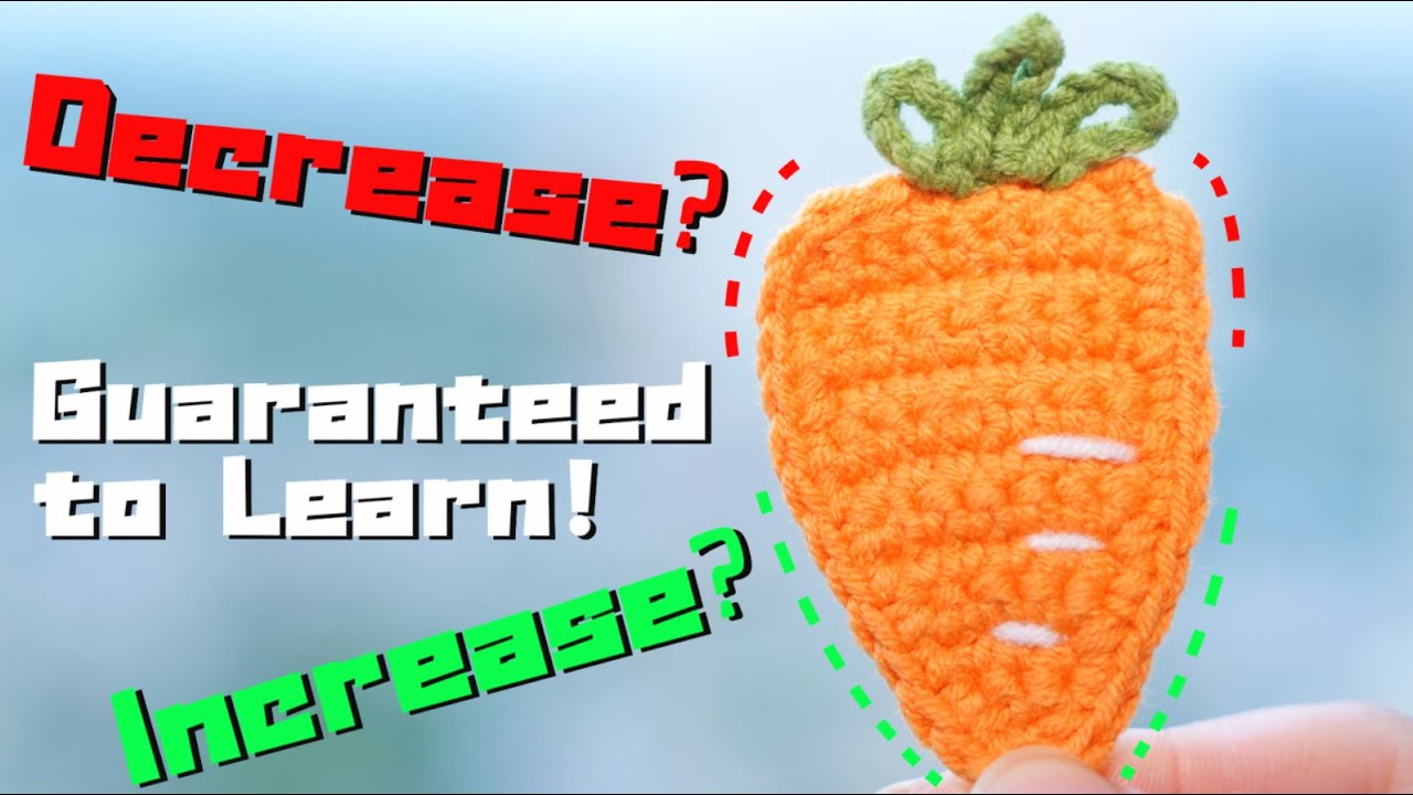 ⑥You Can Master Single Crochet Increases & Decreases Guaranteed! Full Tutorial for Beginner!