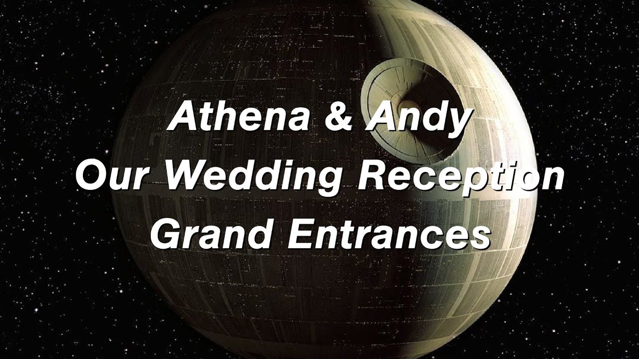 Our Grand Entrances - Athena & Andrew