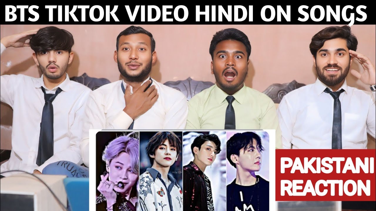 Видеомонтажи Bts TikTok на хинди и пакистанском языке. Реакция Haider.