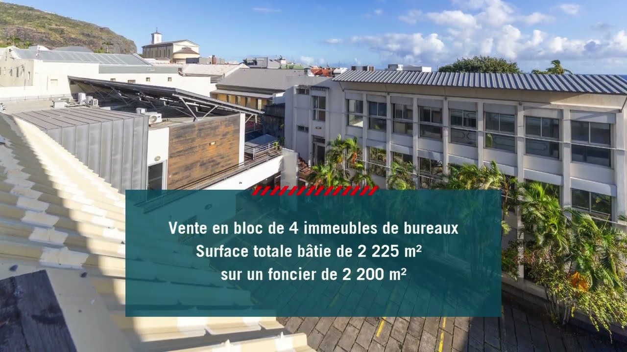 [À VENDRE] Ensemble tertiaire dans le Carré d'Or à Saint-Denis : opportunité investisseur !