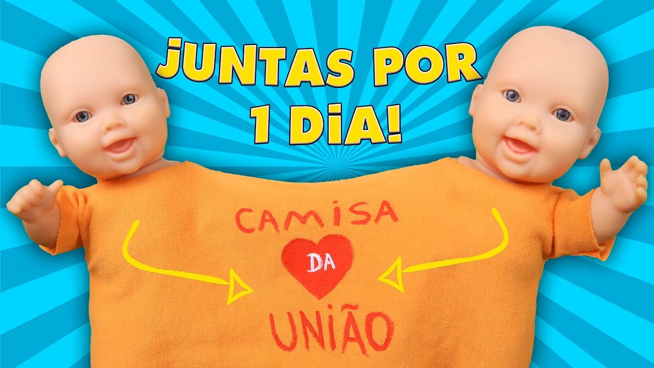 VIRAMOS UMA SÓ POR UM DIA! | MEGIE E MIA - Lilly Doll