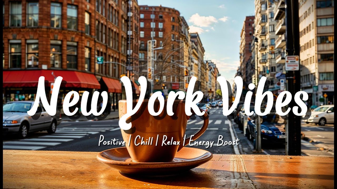 NewYork Vibes 🍷 | Smooth Jazz, Chillhop, R&B Mix for Relaxing and Chilling | Cozy Cafe & Happy Day📌