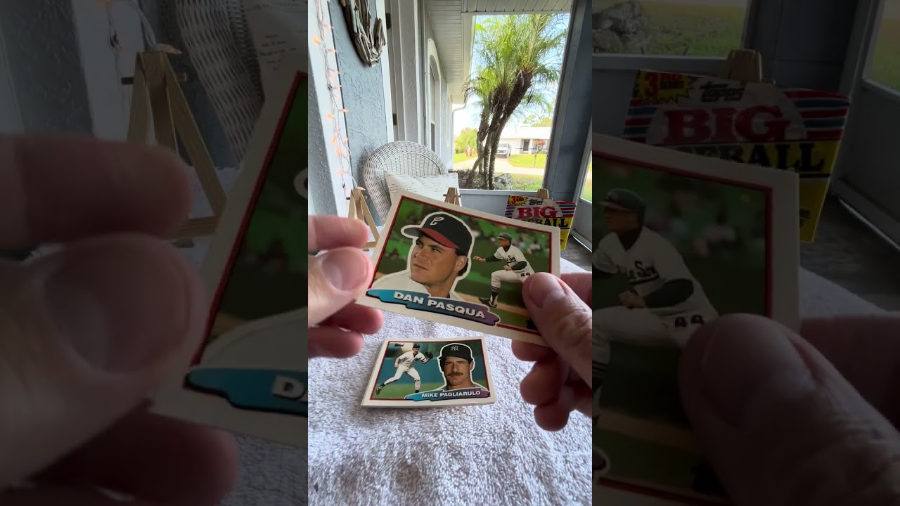 1988 Topps BIG Baseball Series 1, 2 & 3 7-Card Poly Pack openings!!!!!