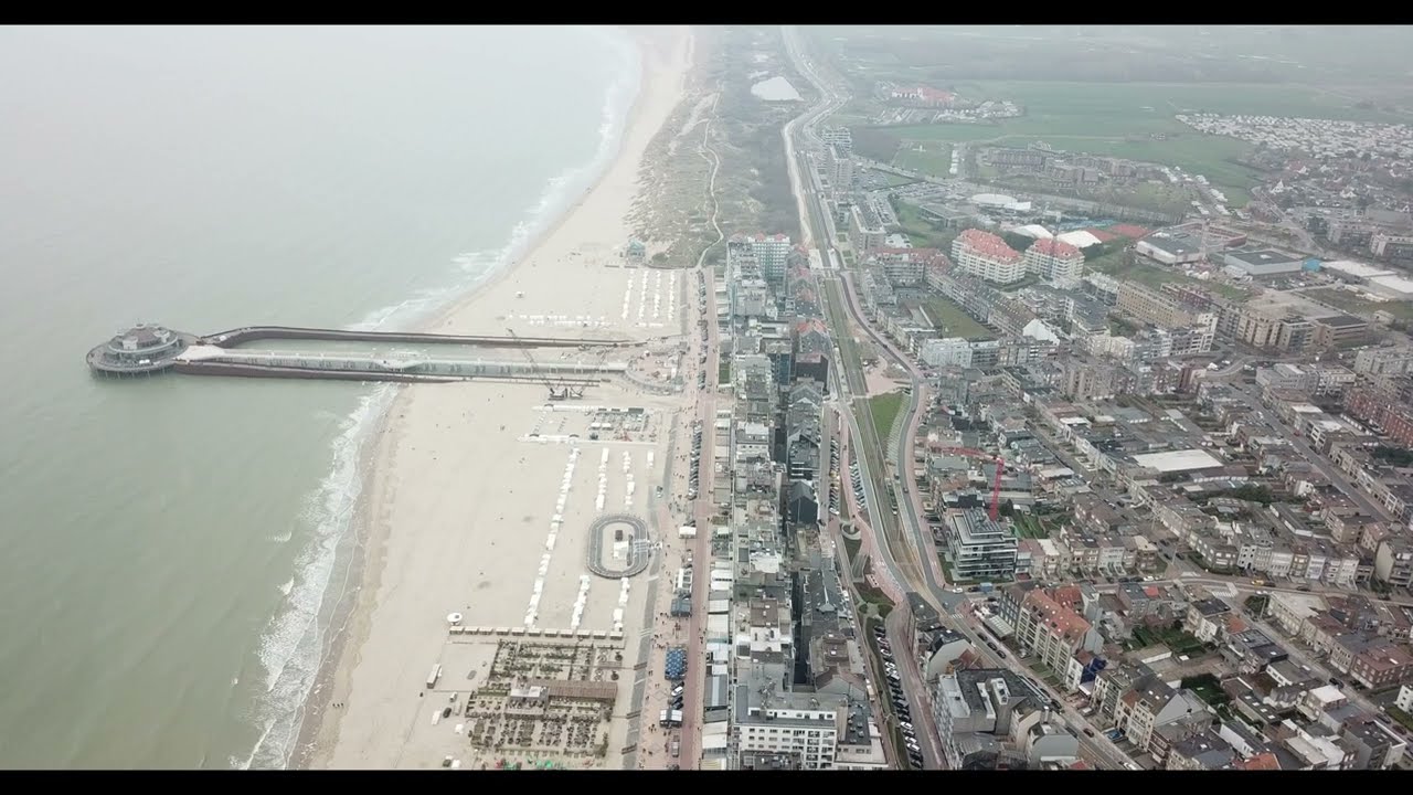 🌥️🌥️🌥️Blankenberge 🇧🇪 Drone Aerial 4K | Belgium Belgien Kingdom of Belgium