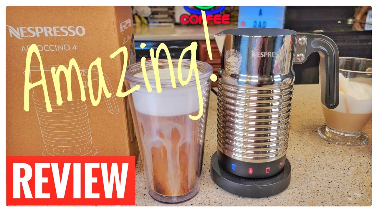 I LOVE Nespresso Aeroccino 4 Milk Frother Refresh Review     IT IS AMAZING!!!!