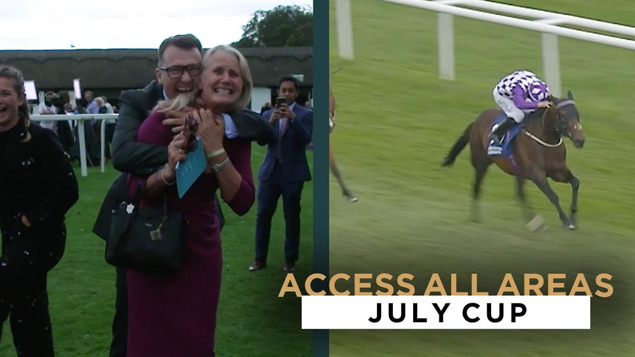 UNPRECEDENTED ACCESS AT THE JULY CUP - NEWMARKET RACECOURSE