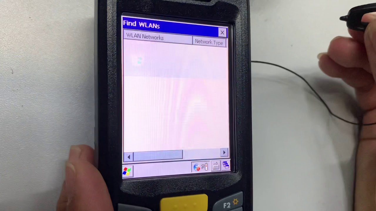 ✅ Zebra MC2180 connect Wifi and On scan barcode.