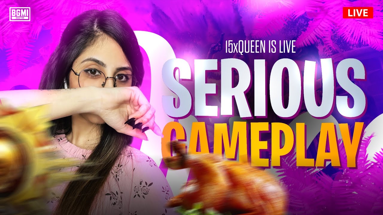 BGMI LIVE STREAM II SERIOUS RANK PUSH FOR TOP 100 II #bgmigirl #girlgamer #bgmilive #pubgmobile