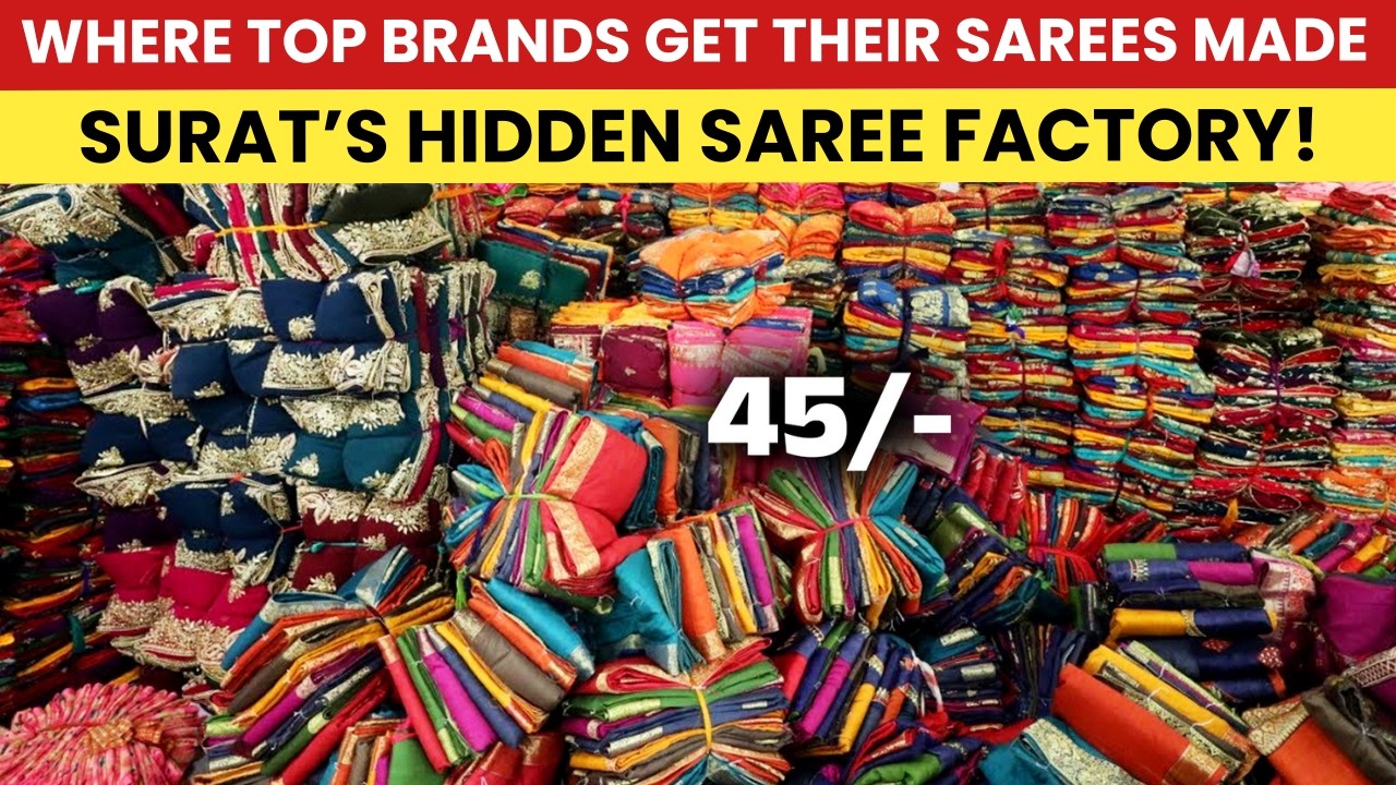 Top Saree Manufacturer | Surat Saree Wholesale Market | Surat Saree Factory | Saree Manufacturer