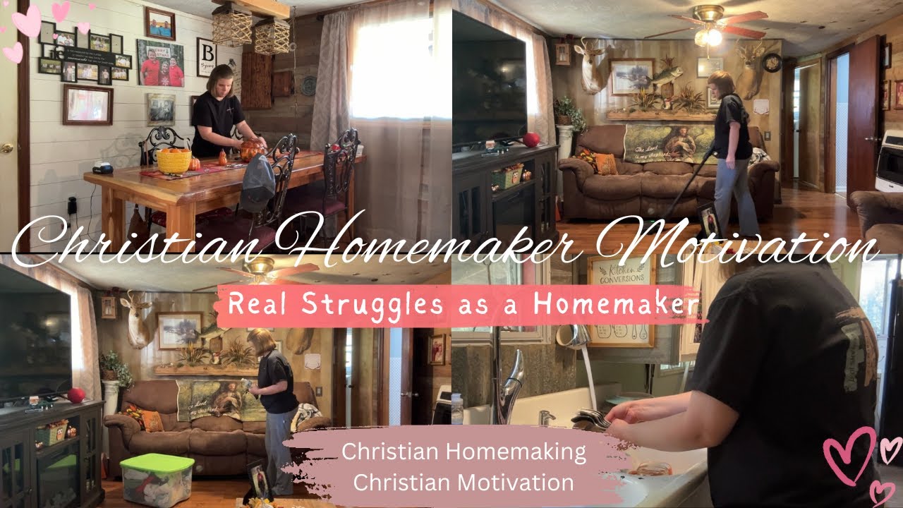 Christian Homemaker Motivation #christianhomemaking #homemakingmotivation #homemakingwithpurpose