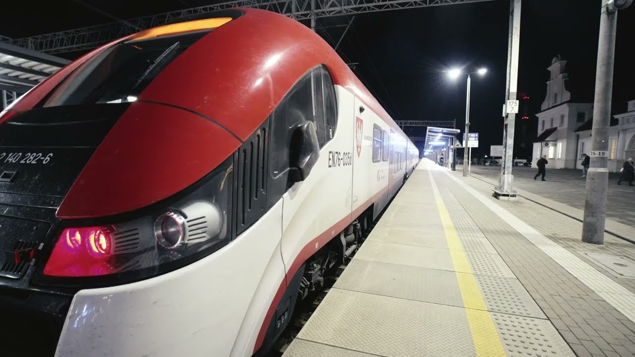 Spacer na stację kolejową w Kole (dźwięk przestrzenny) (2025.11.12)