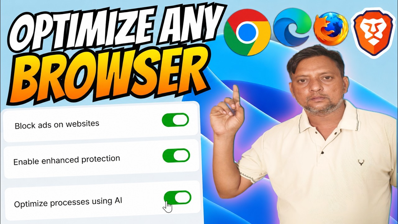OPTIMIZE Any Slow Browser 🚀 Reduce RAM Usage & Block Ads Instantly