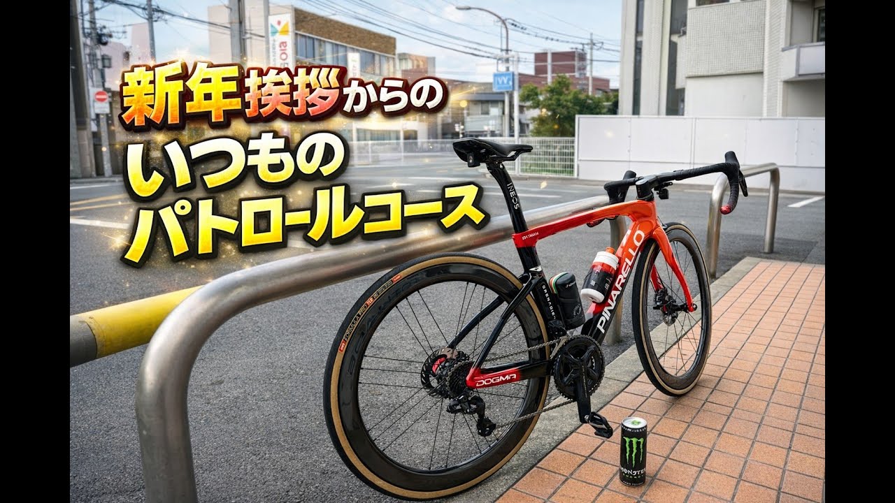 新年挨拶からの定例パトロール