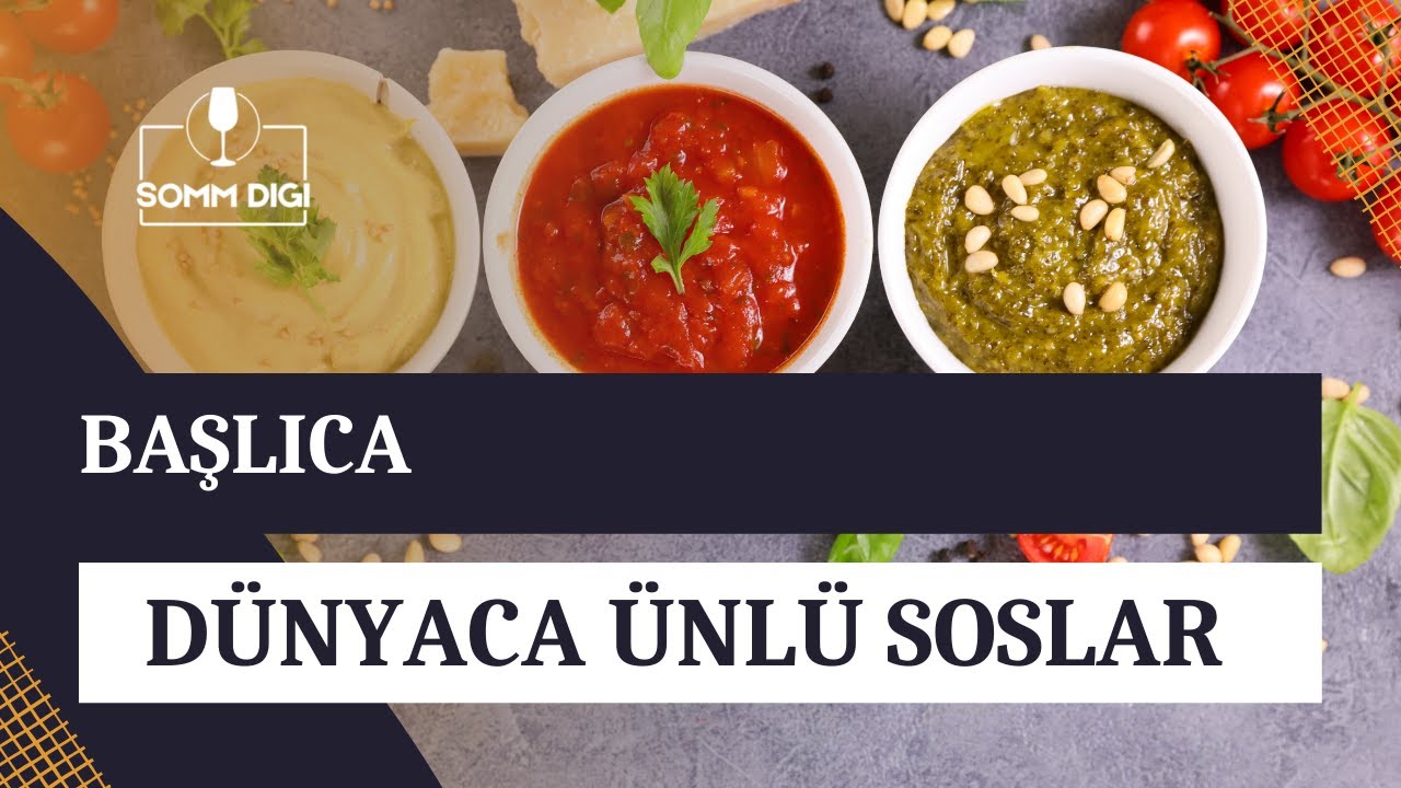 D&uuml;nyada en fazla bilinen sos &ccedil;eşitleri nelerdir? #soslar #bernezsos #yemek
