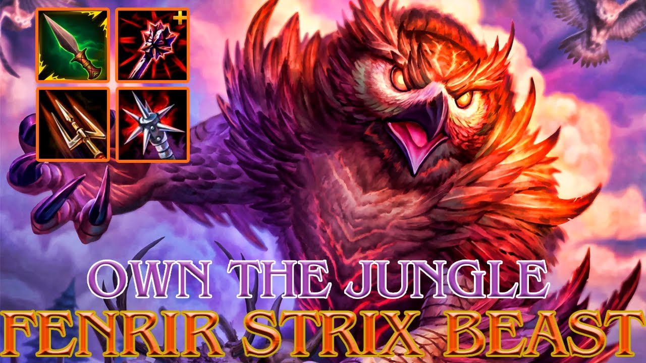 BULLIED SOME FRIENDS- FENRIR STRIX BEAST JUNGLE - SMITE CONQUEST