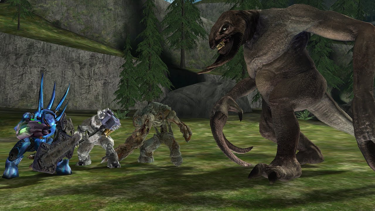 Halo 1 Hunters VS. Halo 2 Brutes VS. Halo 3 Flood Tanks VS. Halo Reach Guta