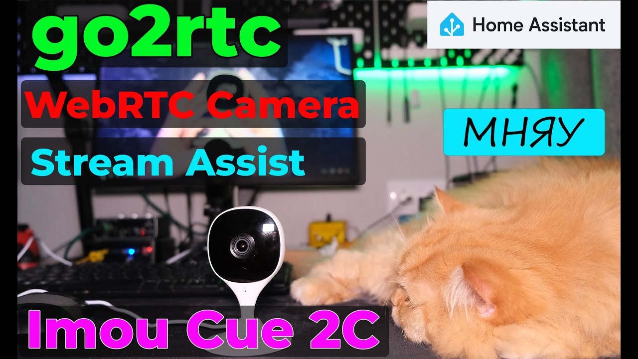 УКР. Бюджетная видеокамера Imou Cue 2C Интеграция в Home Assistant. go2rtc, WebRTC и Stream Assist.
