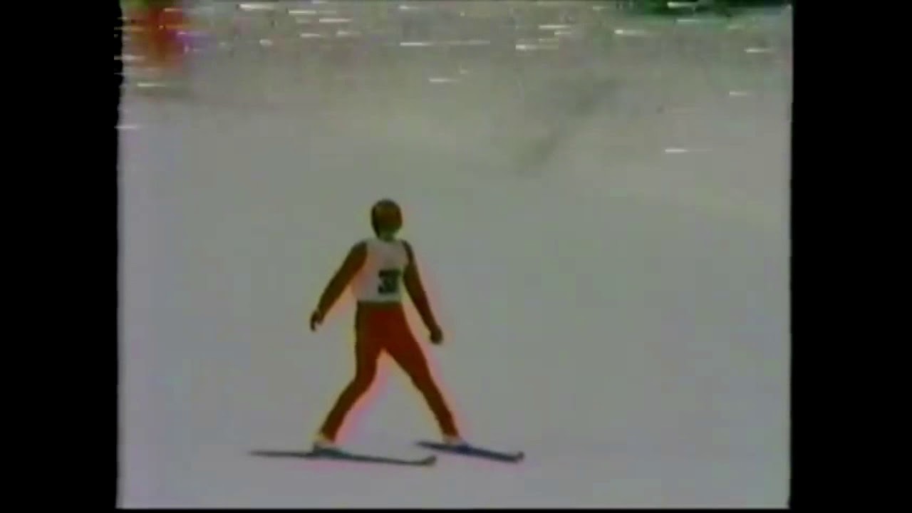 Primož Ulaga i Szaranowicz. Sarajewo 1984. Koloryzowane