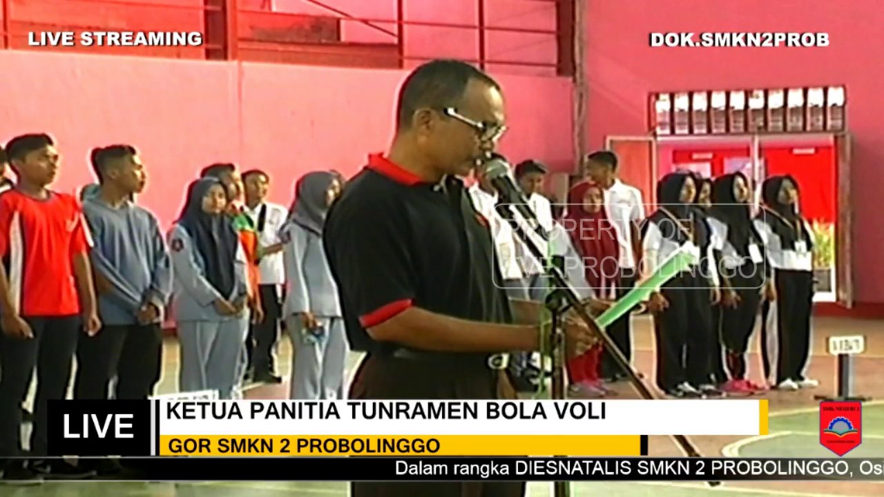 laporan Ketua Panitia Dalam Apel Pembukaan Turnamen Bola Voli Dikmenjur Cup 2017