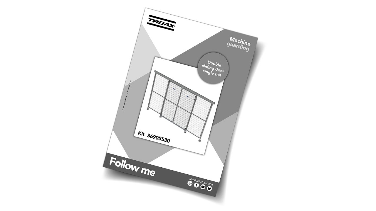 Follow Me - Double sliding door single rail 36905530