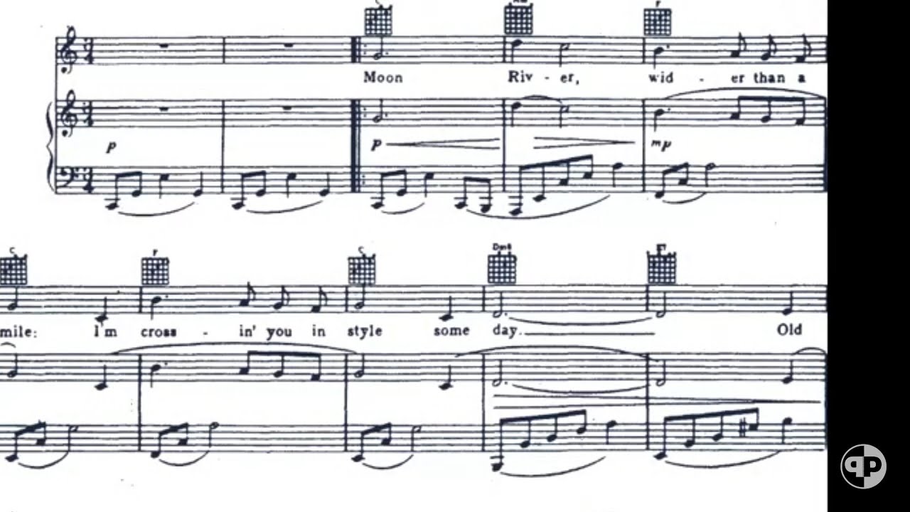 Moon River-piano accompaniment