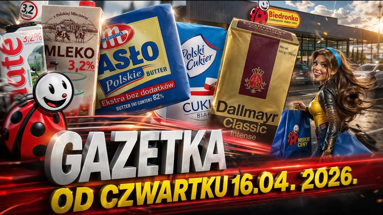 BIEDRONKA Ma Nową Gazetkę ważną od czwartku 16.04.2026.