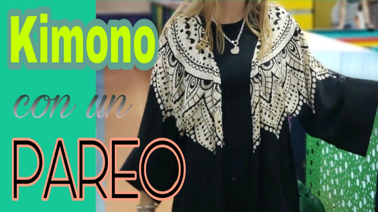 Cómo hacer un KIMONO CON UN PAREO - Fabiana Marquesini - 166