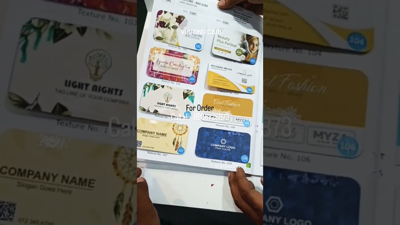 Custom | Business Card Printing Service | Visiting Card | Business Card Printer