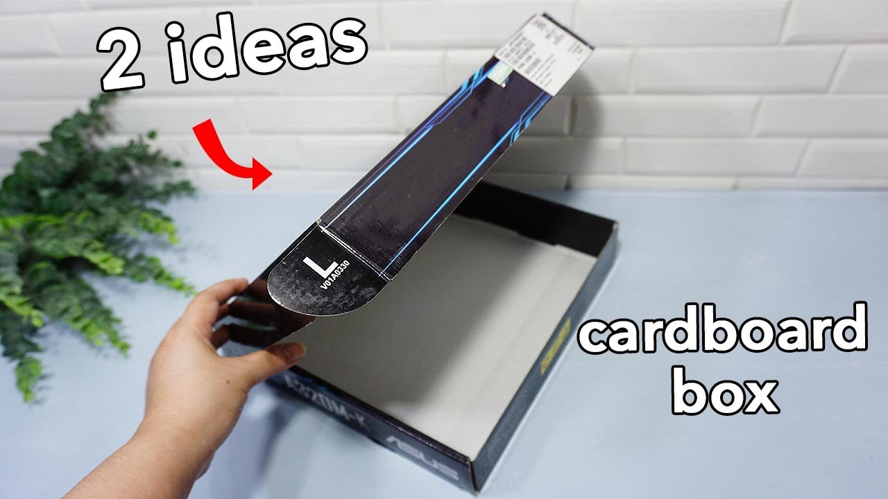 2 Clever Cardboard Upcycling. Transforming Used Boxes into Eco-Friendly Treasures!