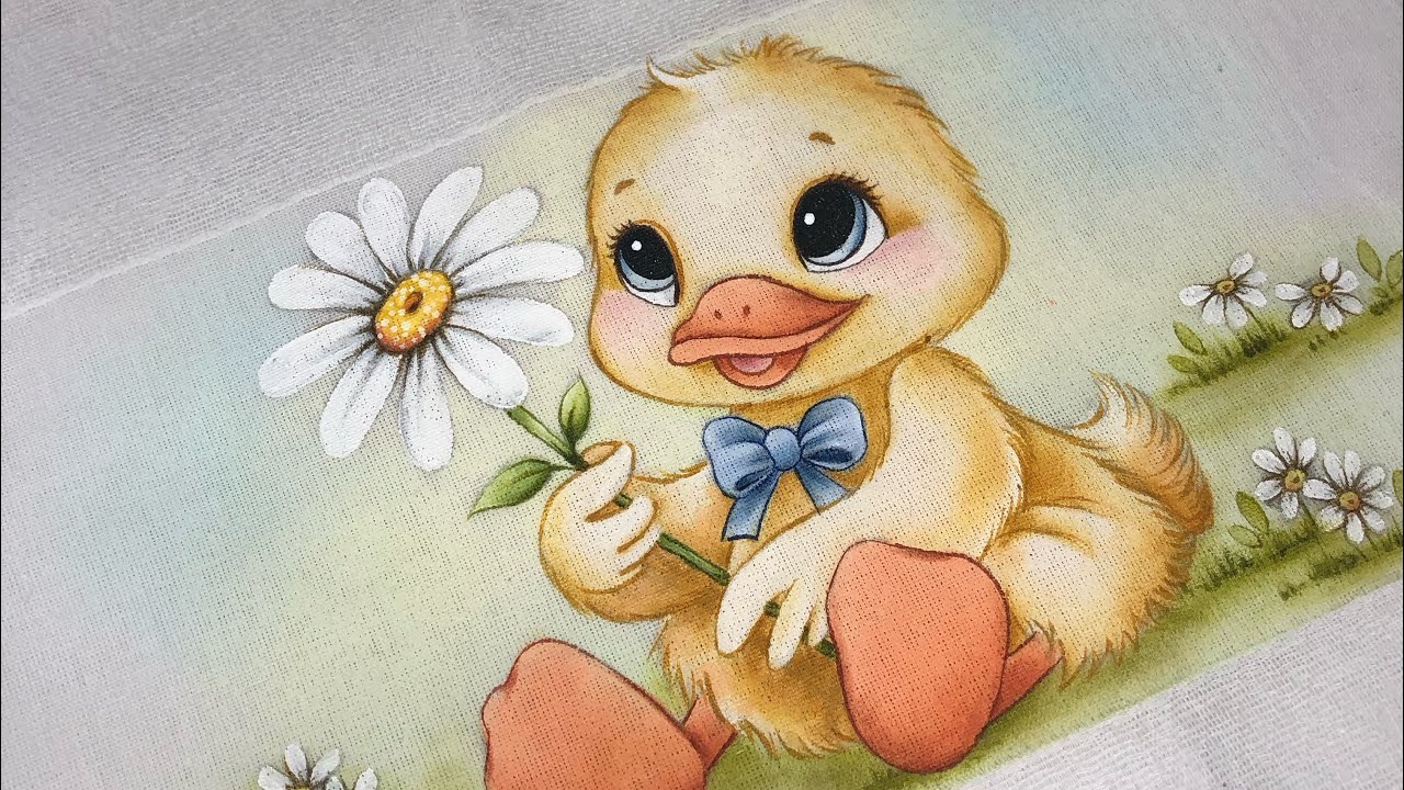 ✨🎨 Como Pintar um Patinho Fofo em Fraldas 🐥 | Passo a Passo Simples e Encantador