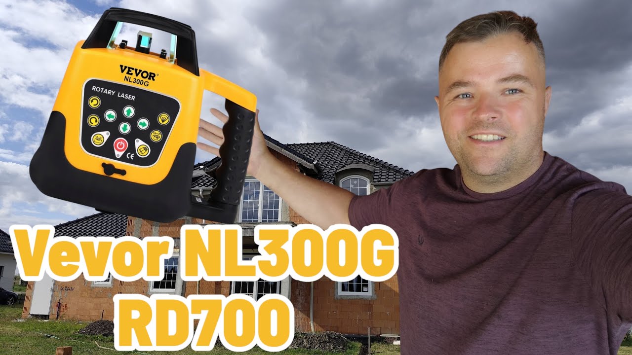 VEVOR NL 300G Niwelator w akcji: Kolejny krok na budowie.#vlog 