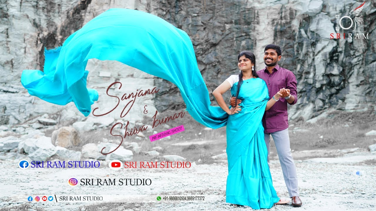 SRIRAM PHOTOGRAPHY  #Sanjana +Shiva Kumar Pre Wedding Shoot