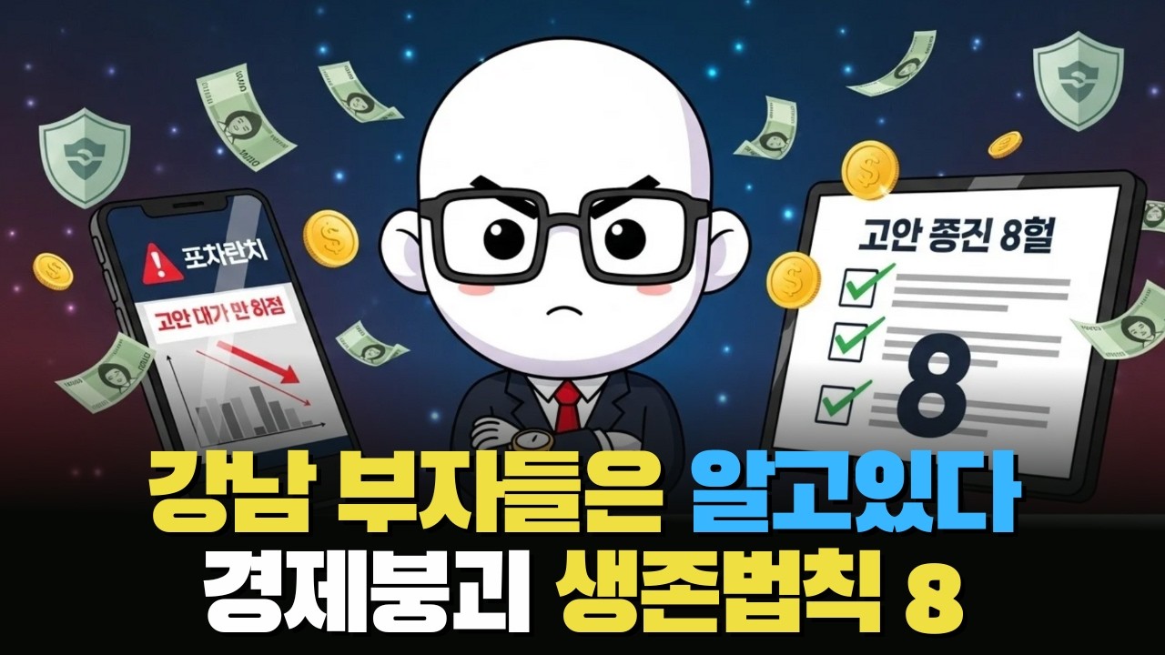 강남 부자들은 이미 움직였다.. 경제 붕괴 오기 전 반드시 알아야 할 생존 법칙 8가지