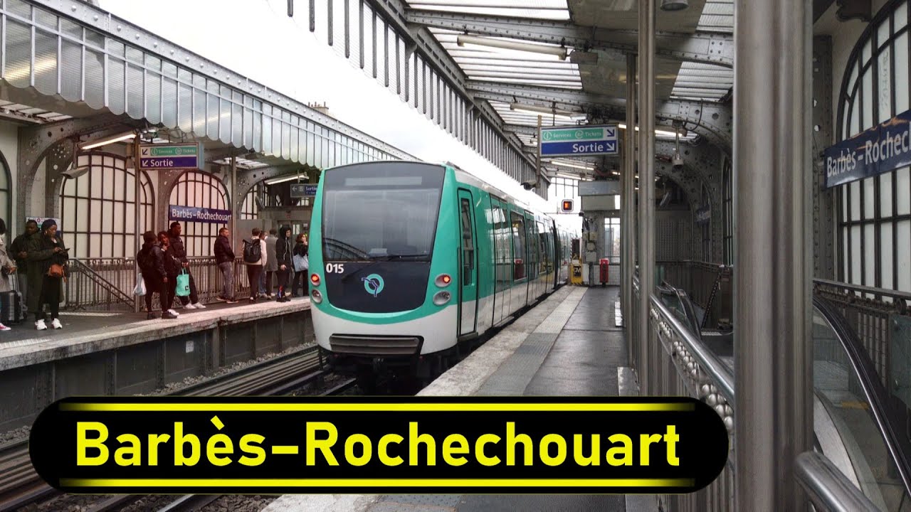 Metro Station Barbès–Rochechouart - Paris 🇫🇷 - Walkthrough 🚶